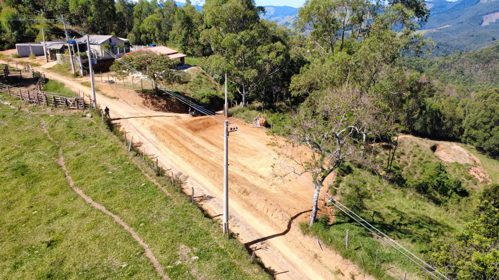 Vista aérea do terreno em Joanópolis SP - Marques Alta Terra 3